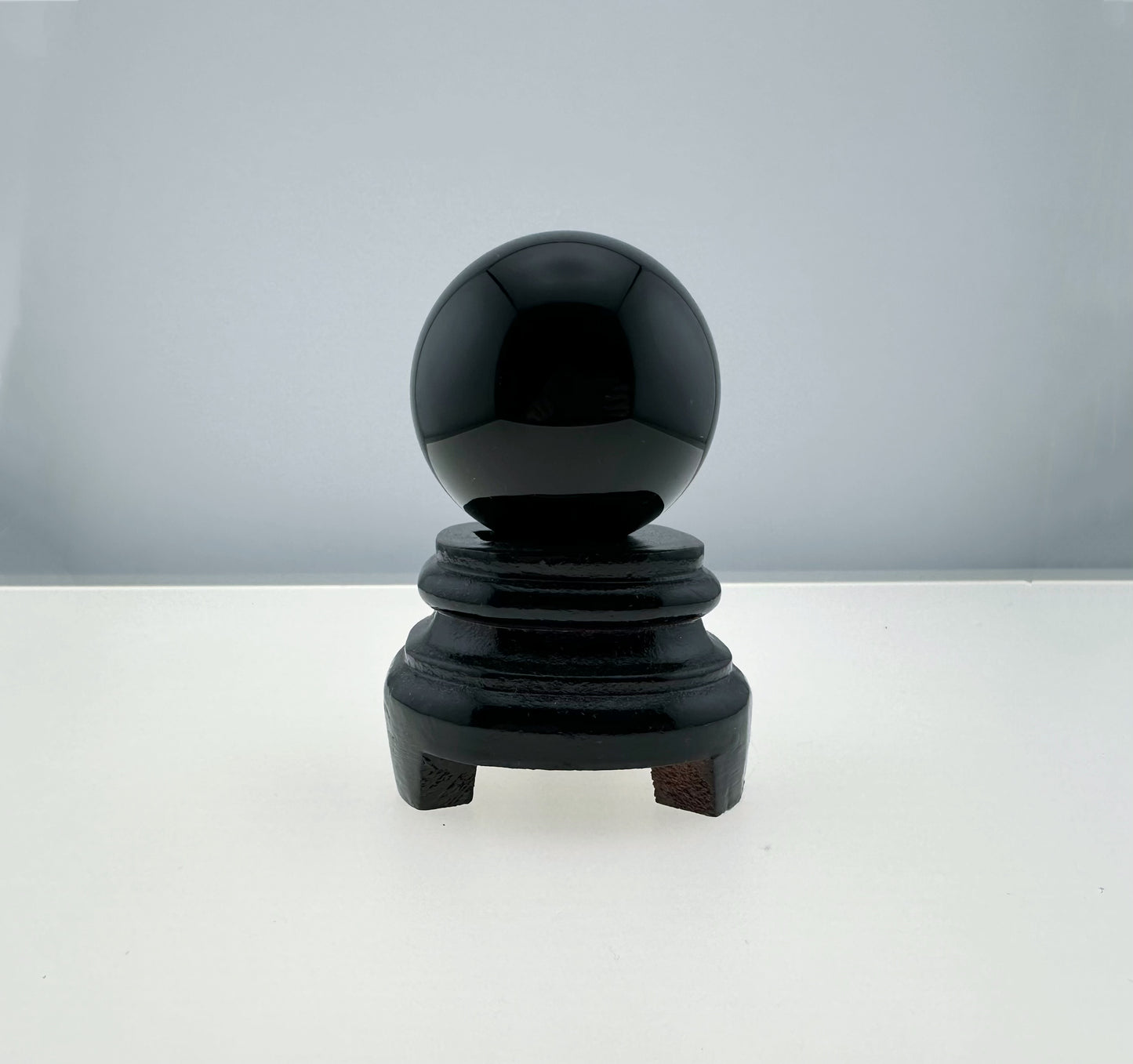 【品质优选】天然黑曜石水晶球约5cm