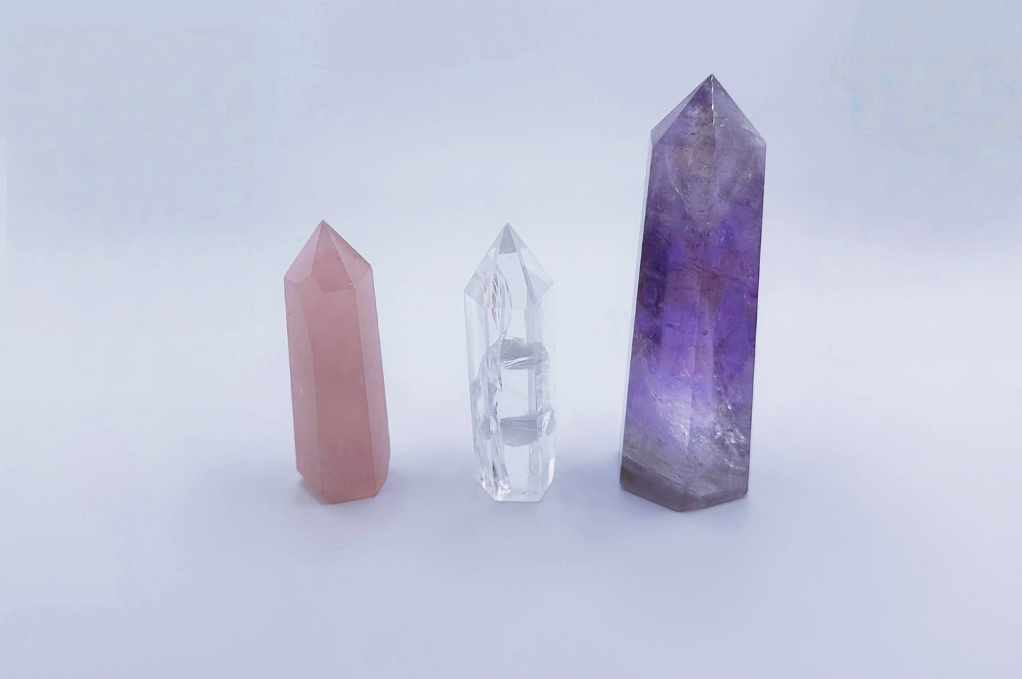 【新春特別商品】天然高頻水晶柱療癒套裝type1
