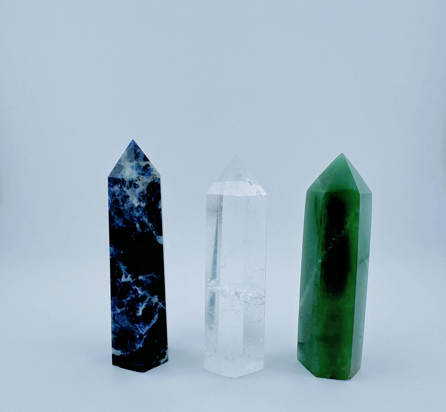 【新春特別商品】天然高頻水晶柱療癒套裝type2