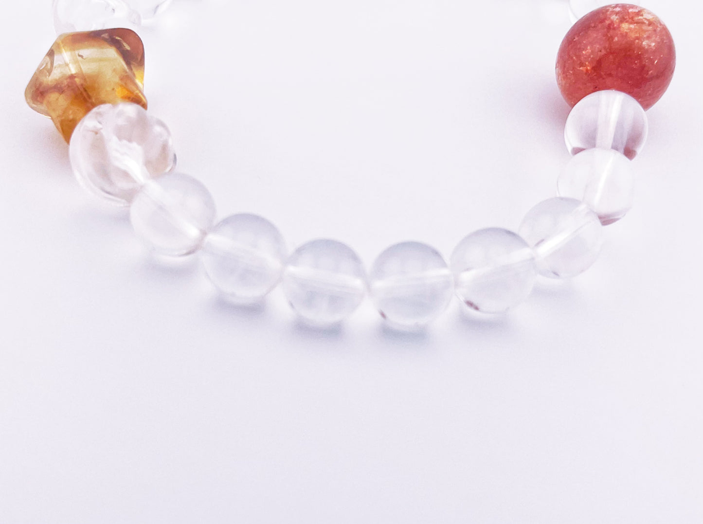 【夏季新品】金太陽藍針水晶手鍊