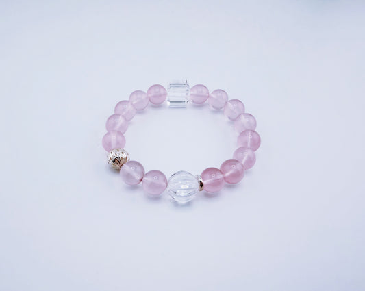 【NEW2026】粉水晶星運手鍊