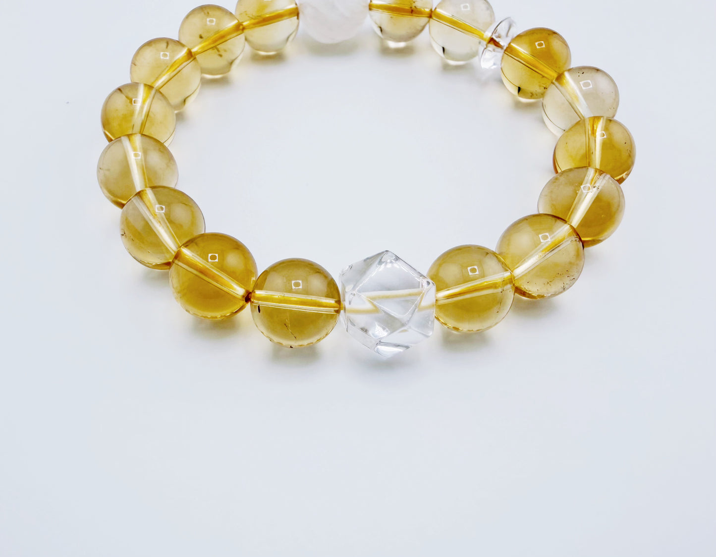 【NEW2026】【珍品】天然黃水晶星運手鍊