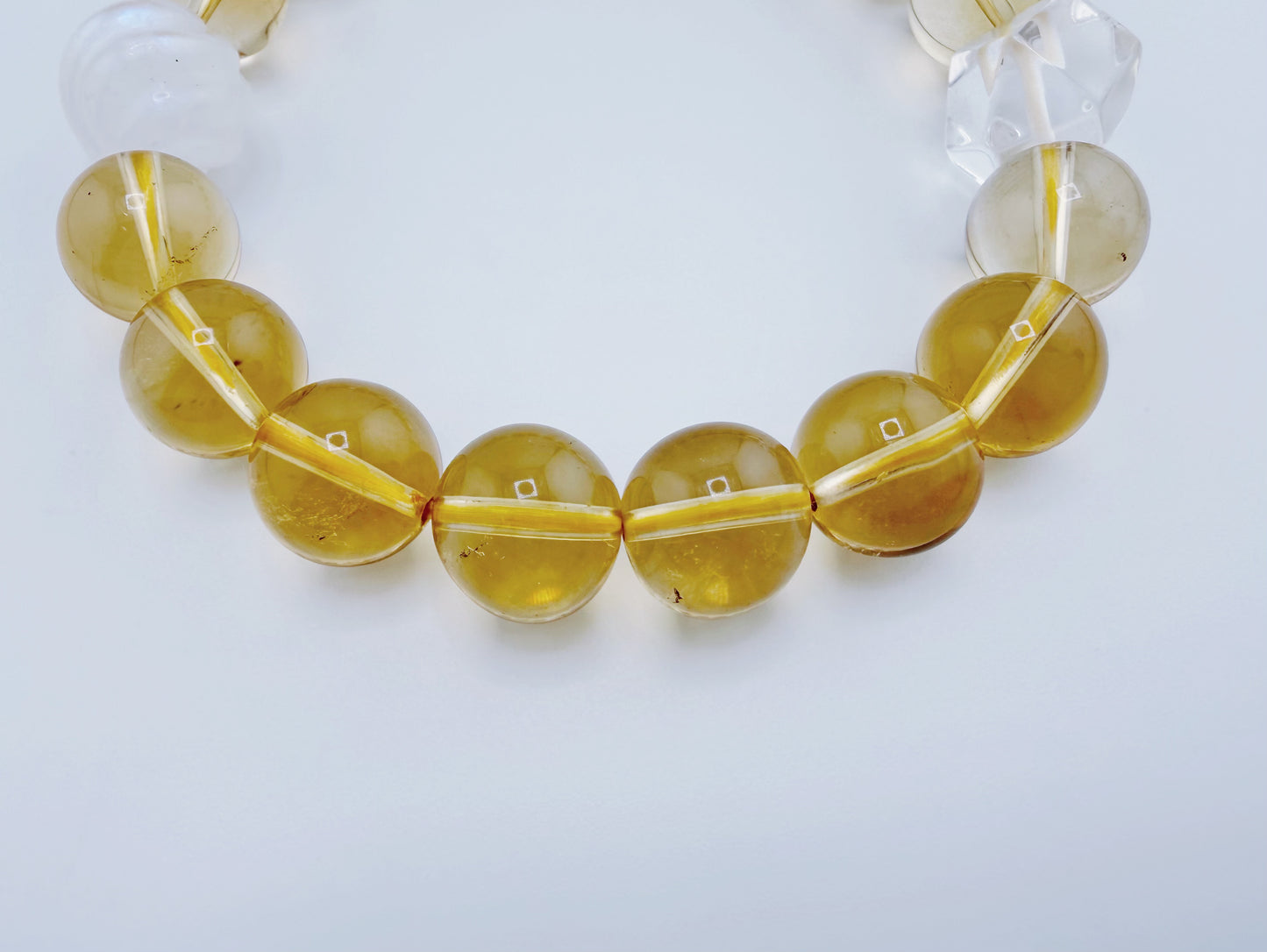 【NEW2026】【珍品】天然黃水晶星運手鍊