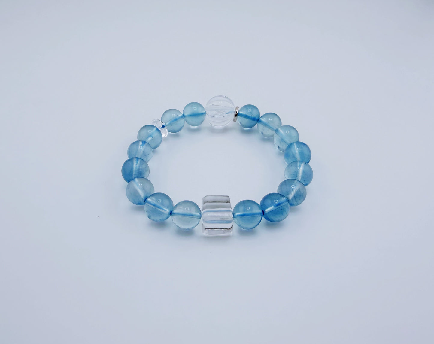 【NEW2026】【珍品】藍水晶星運手鍊