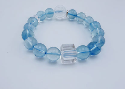 【NEW2026】【珍品】藍水晶星運手鍊