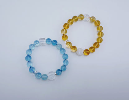 【NEW2026】【珍品】天然黃水晶星運手鍊